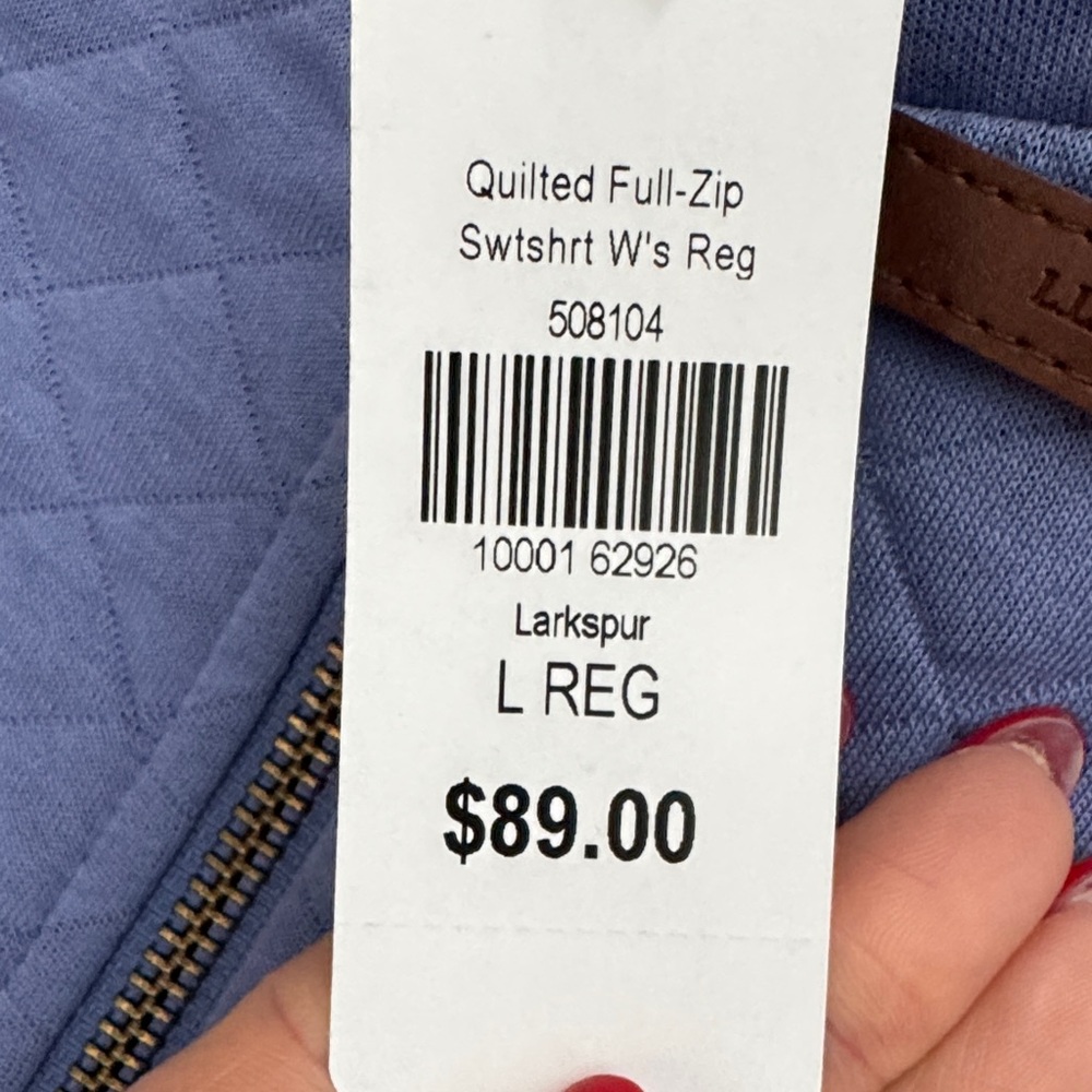L.L. Bean Light Blue Knit Top - Picture 8 of 8